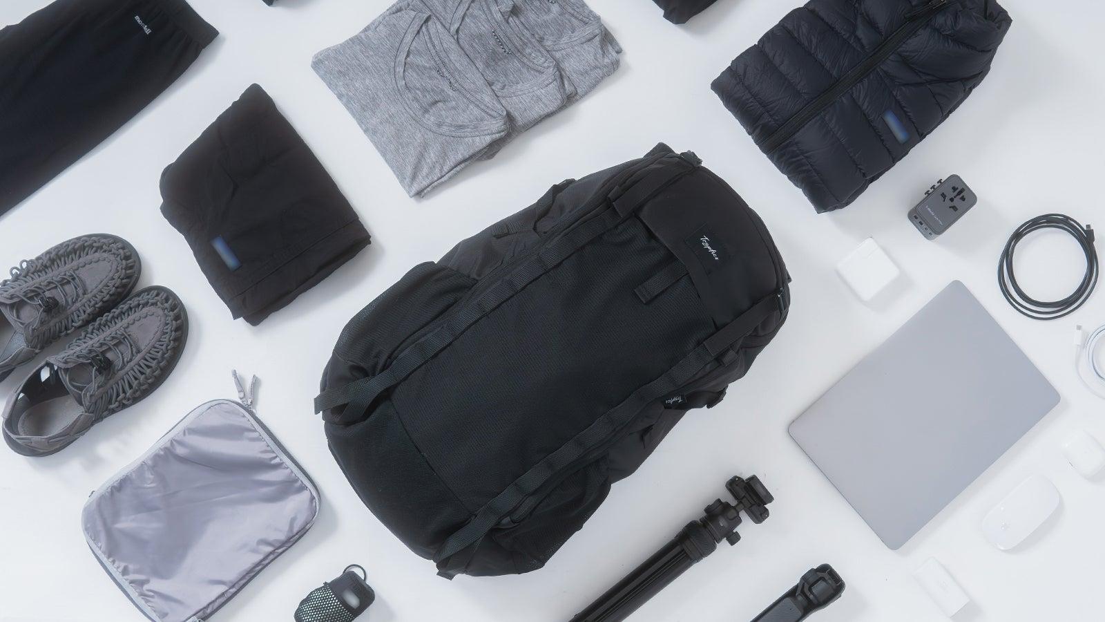 通勤通学から家族旅行まで。負担を減らす大容量トラベルバックパックで