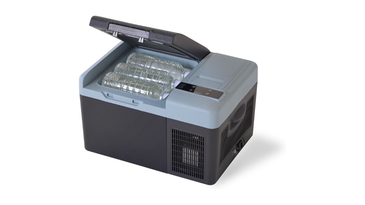 ポータブル冷温庫 ポータブル冷蔵庫 車載冷蔵庫 42L 2室温度調節 冷凍庫 庫内灯付