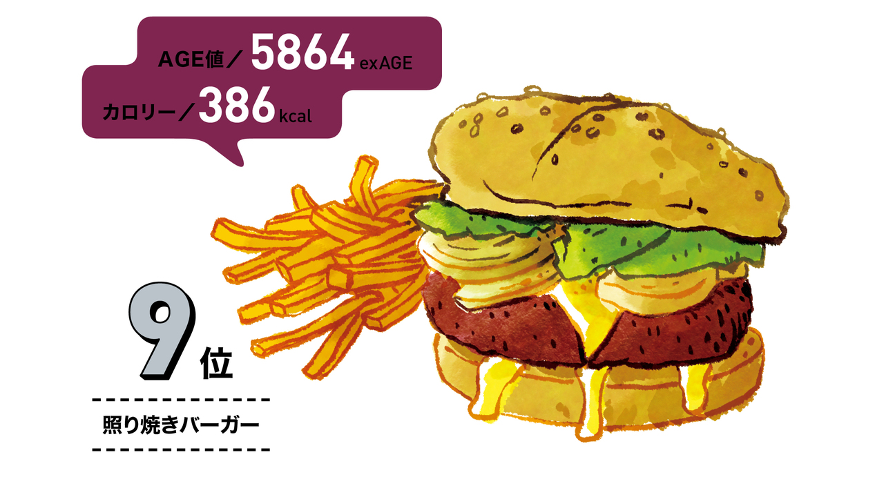 照り焼きバーガー