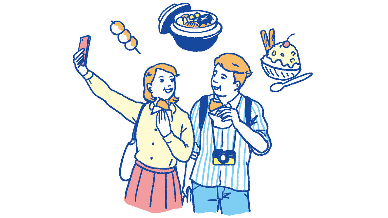 10. 友達との旅行初日で名物いっぱい食べちゃった