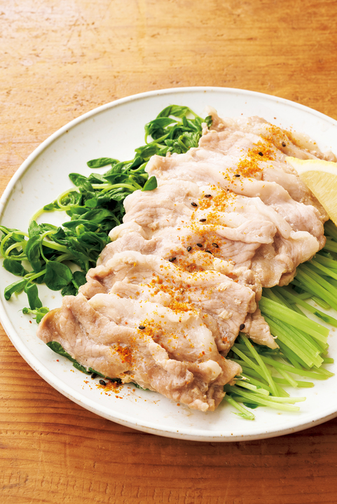 蒸し豚サラダ仕立て