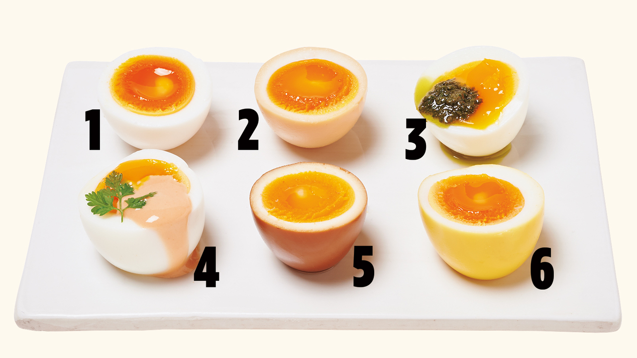 ゆでたまご、6つのアレンジ