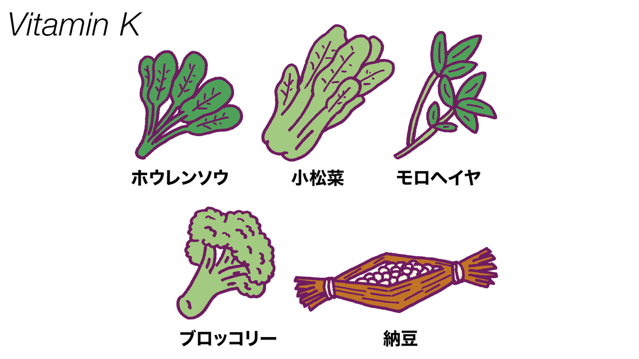 ビタミンKを摂取できる食材