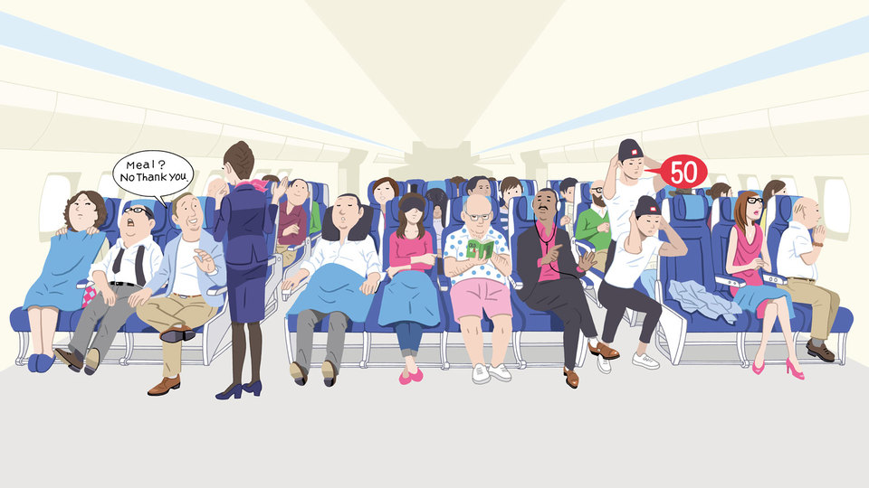長時間フライト