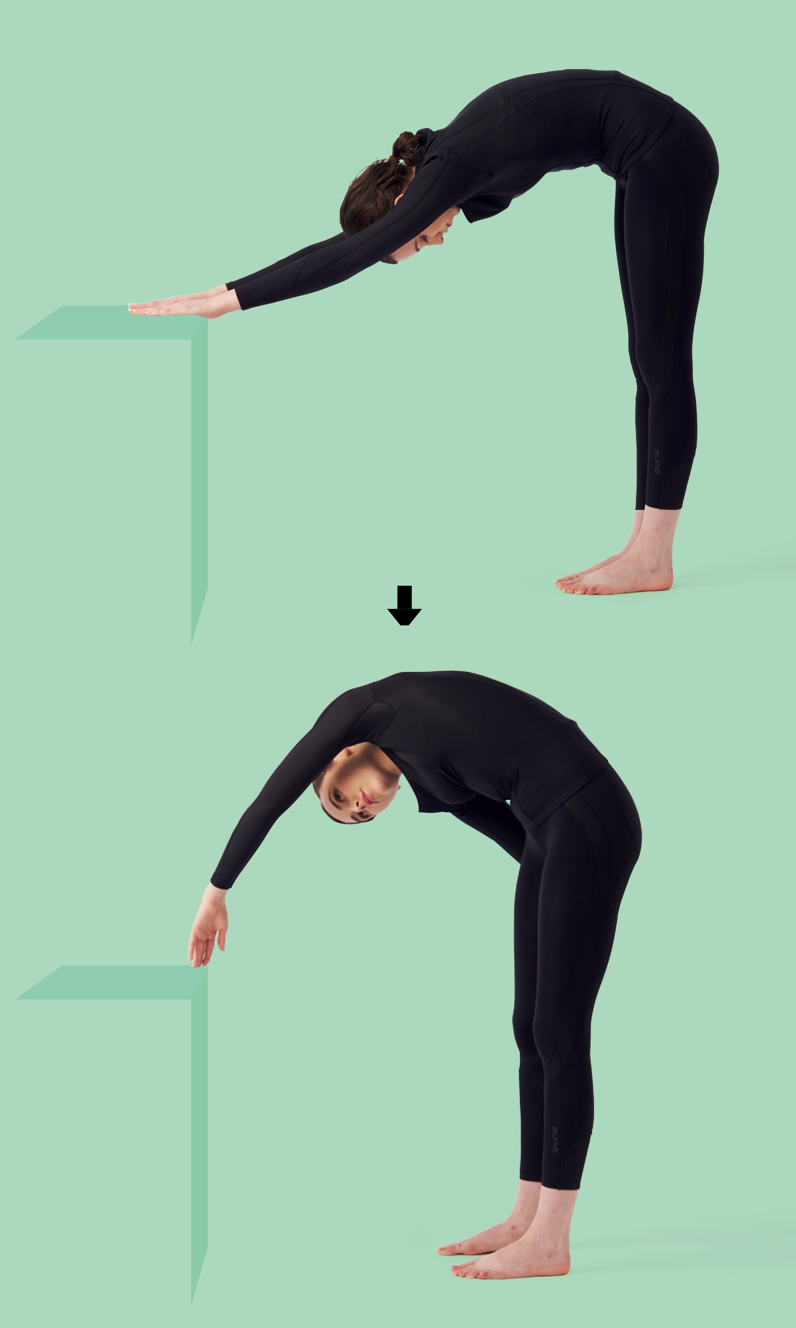 上半身の2ウェイストレッチ