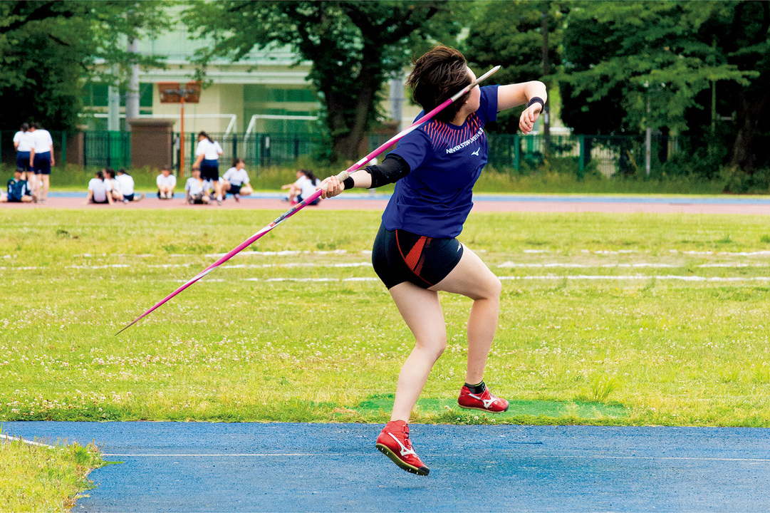 女子やり投げの北口榛花選手