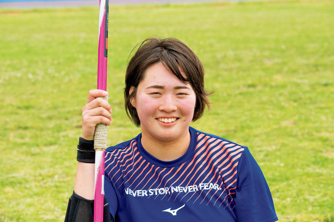 女子やり投げの北口榛花選手
