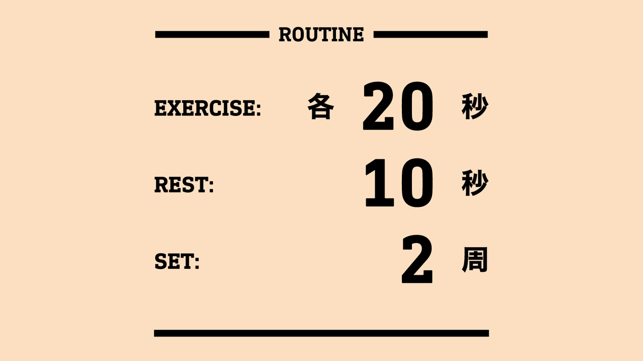 カロリー消費と病気予防につながるHIITトレ。