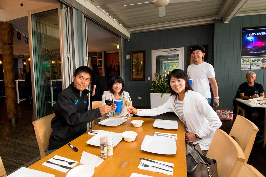 アフターパーティーにも参加していた川内さんご夫婦