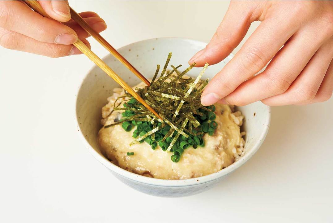 鯖のとろろご飯
