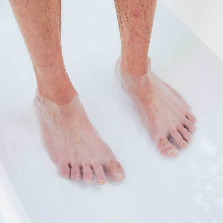 せっかちさんにお薦めなのは、シャワー浴の間の足湯