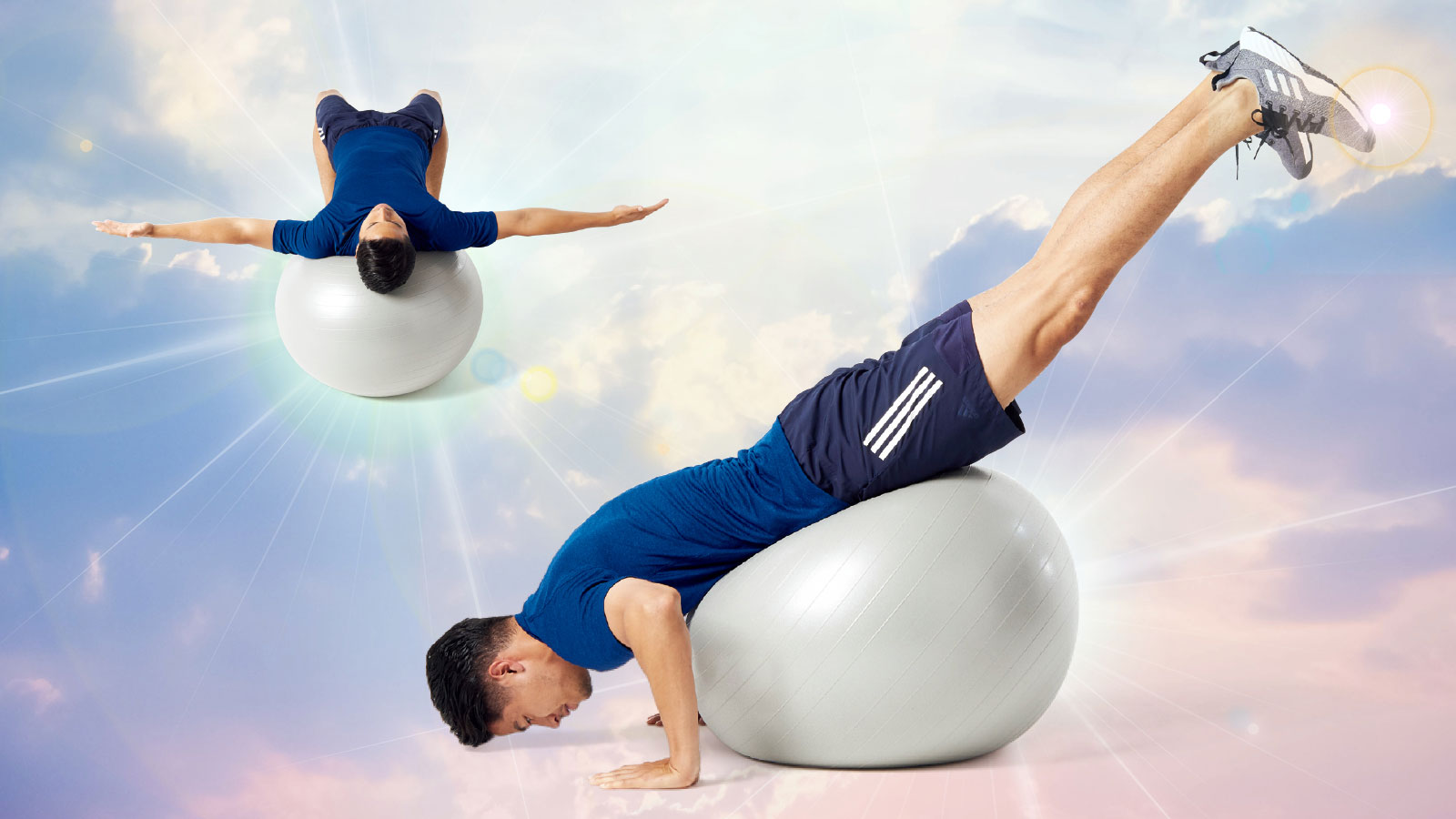 徹底バランスボールトレレベル2 少し動きをプラス それだけで難しい Tarzan Web ターザンウェブ