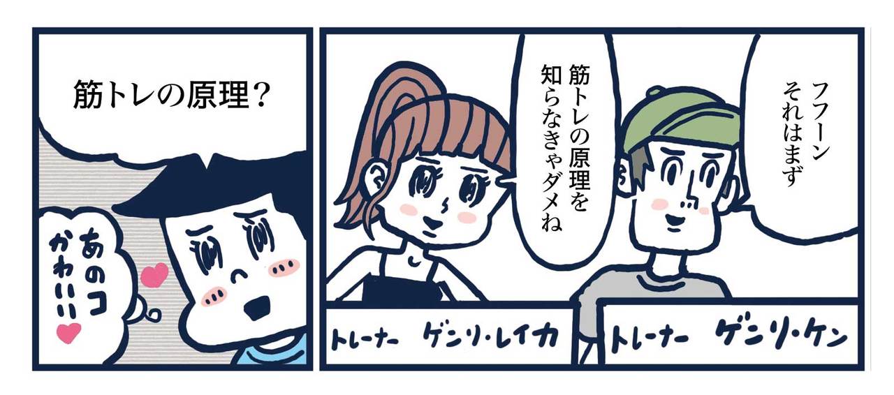 マンガで学ぶ一流の筋トレの“3原理・6原則”