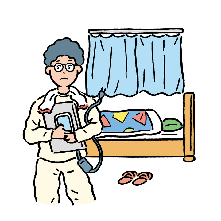 ベッドには眠りに関係ないものを持ち込まない。