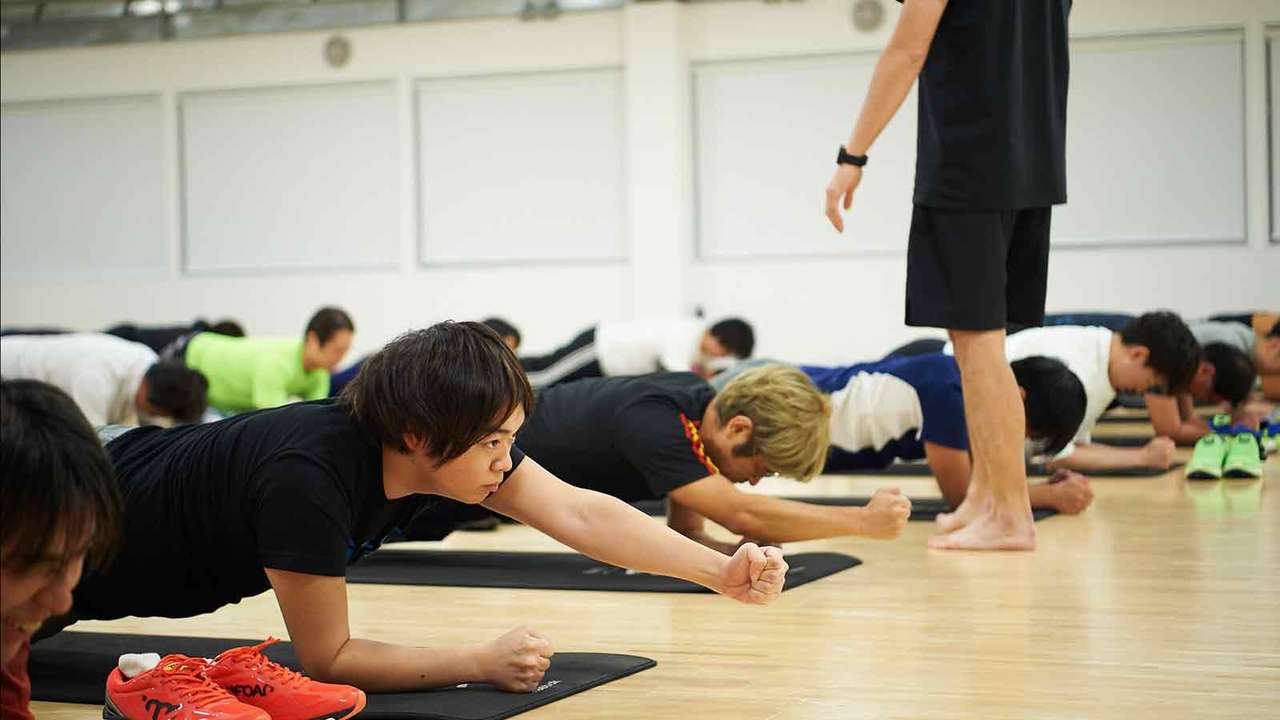 インナーマッスルの強化に繋がるメニューが多く組まれた。