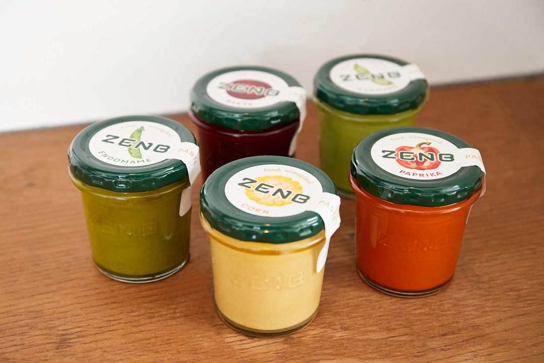 〈ZENB PASTE(ゼンブペースト)〉各100g 価格1,620円(税込み)。