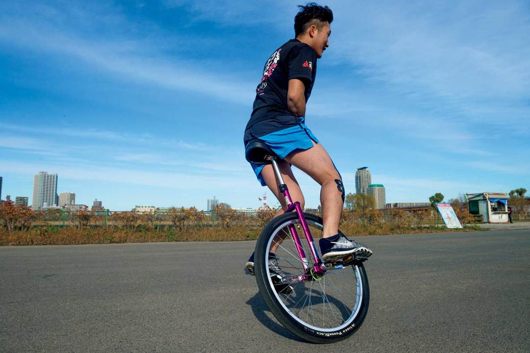 一輪車競技選手・阿部雄人