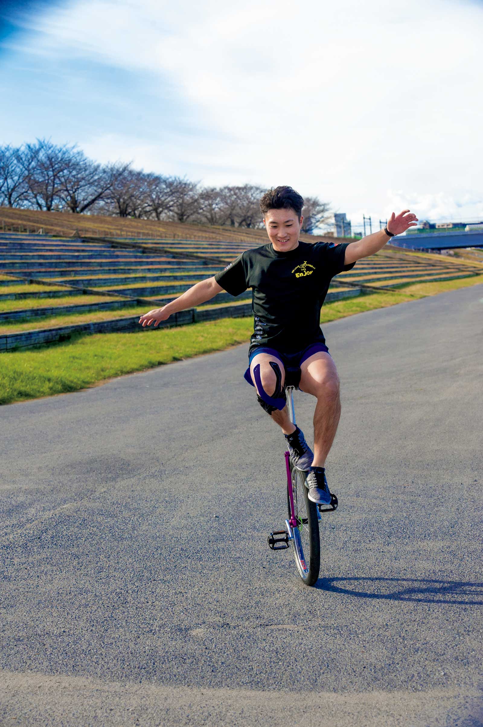 一輪車競技選手・阿部雄人
