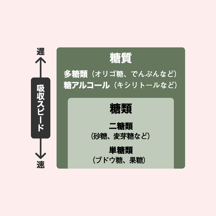 糖質の吸収スピード
