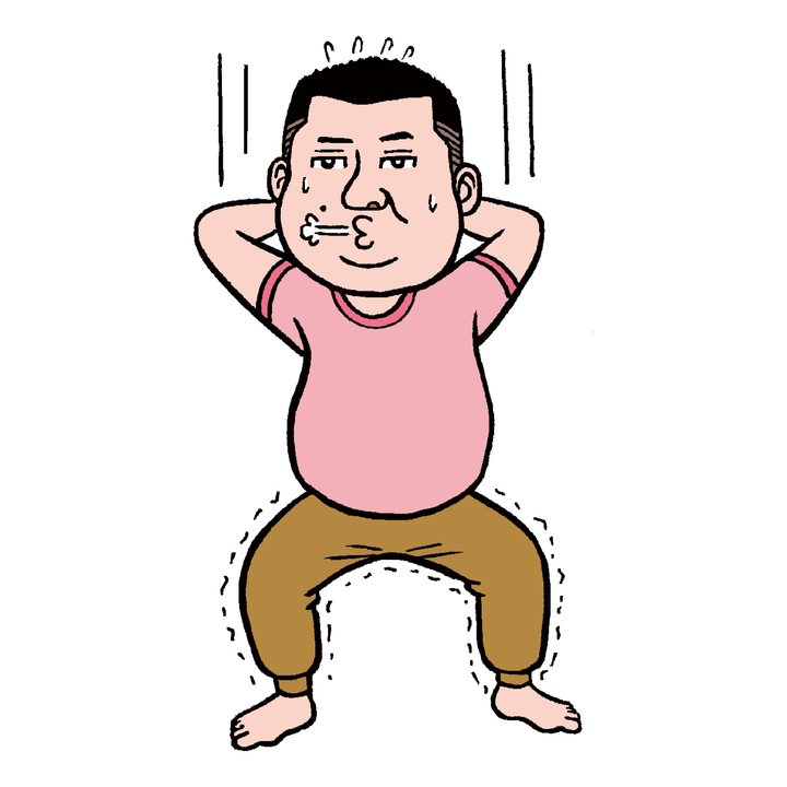 下半身トレを日課に