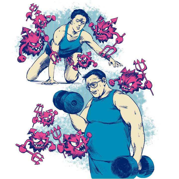 激しい運動は免疫を下げる