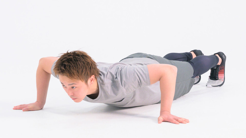 #101 ワイドスタンス・プッシュアップ:Training Movie 100+