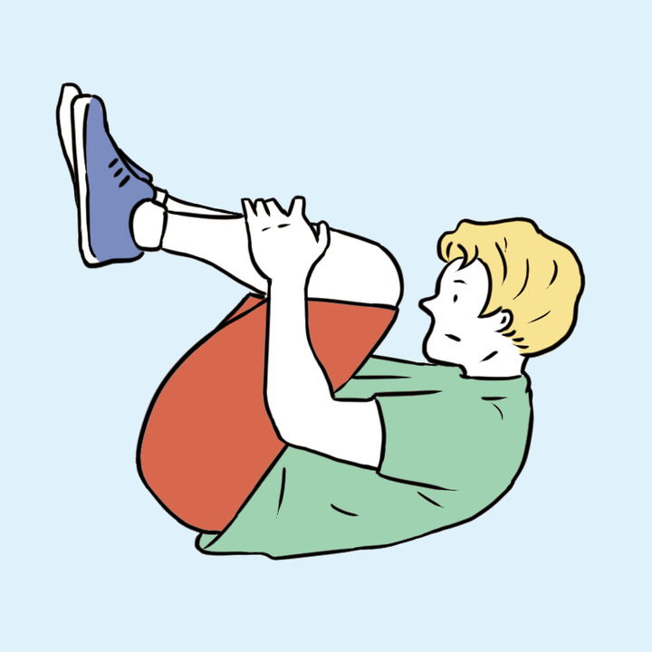 脊柱の静的ストレッチ