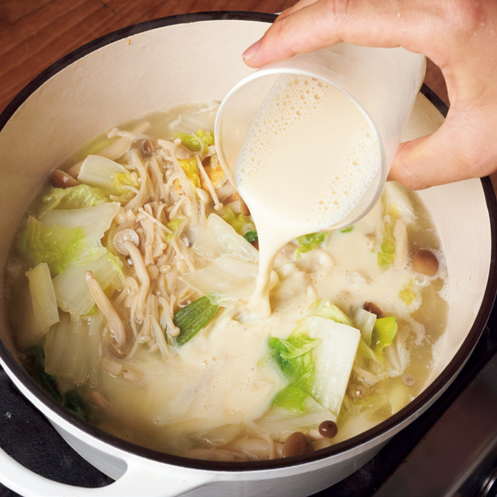 痩せるレシピ・豆乳スープ