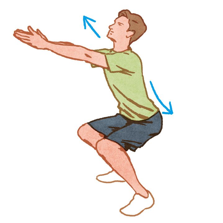 カラダが硬い人向け 本当に効果的なスクワットのやり方 Tarzan Web ターザンウェブ