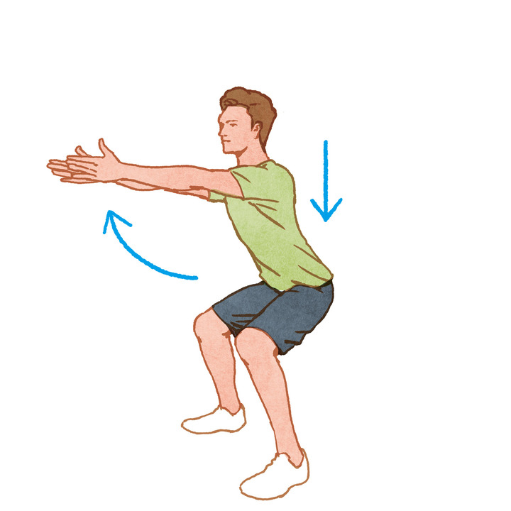 カラダが硬い人向け 本当に効果的なスクワットのやり方 Tarzan Web ターザンウェブ