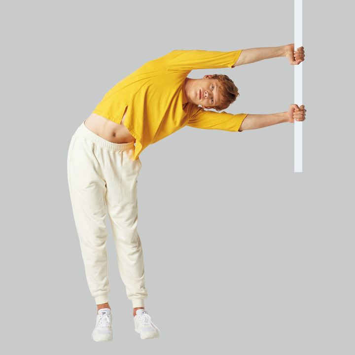 体側ストレッチ