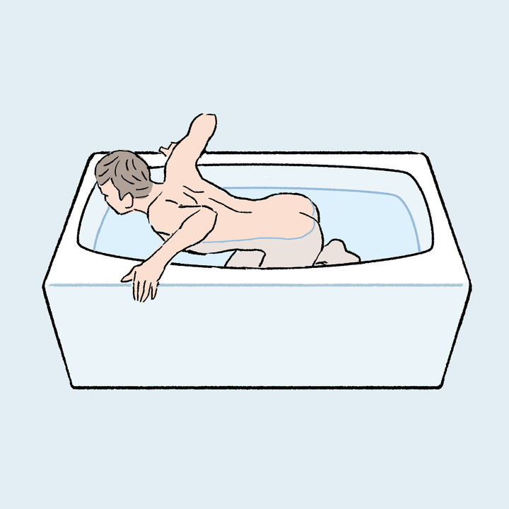 血液循環を活発にする入浴中のバスタブ ストレッチ Tarzan Web ターザンウェブ