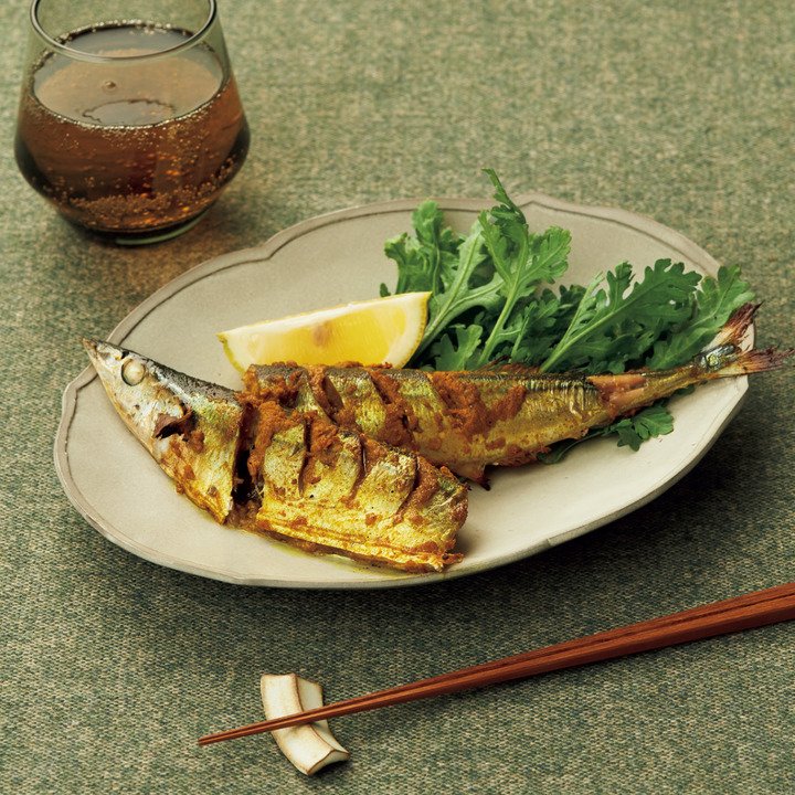 秋刀魚のマサラ焼き