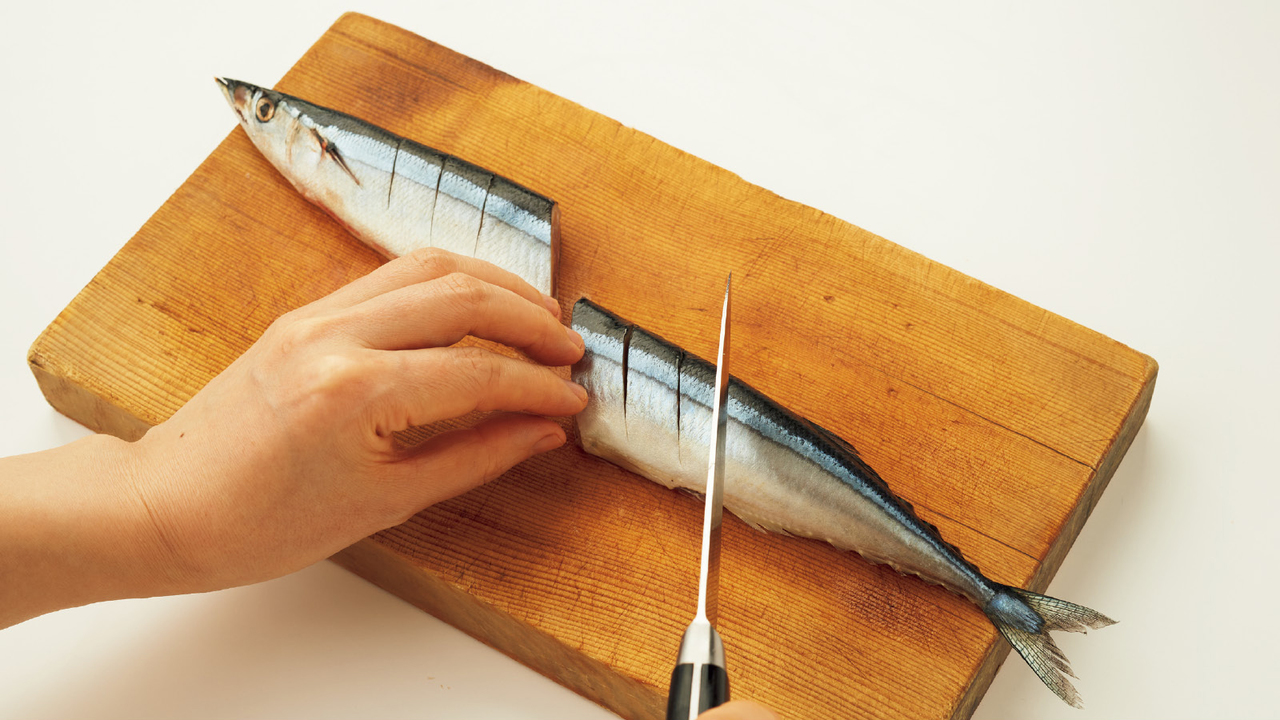 秋刀魚のマサラ焼き