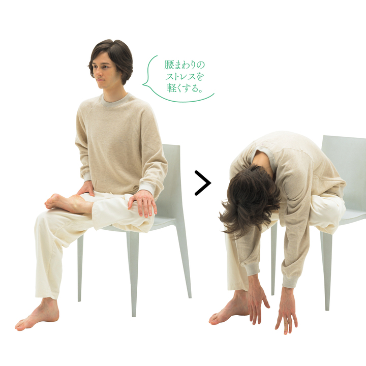 24時間お助けヨガ|仕事終了時の腰のこわばり