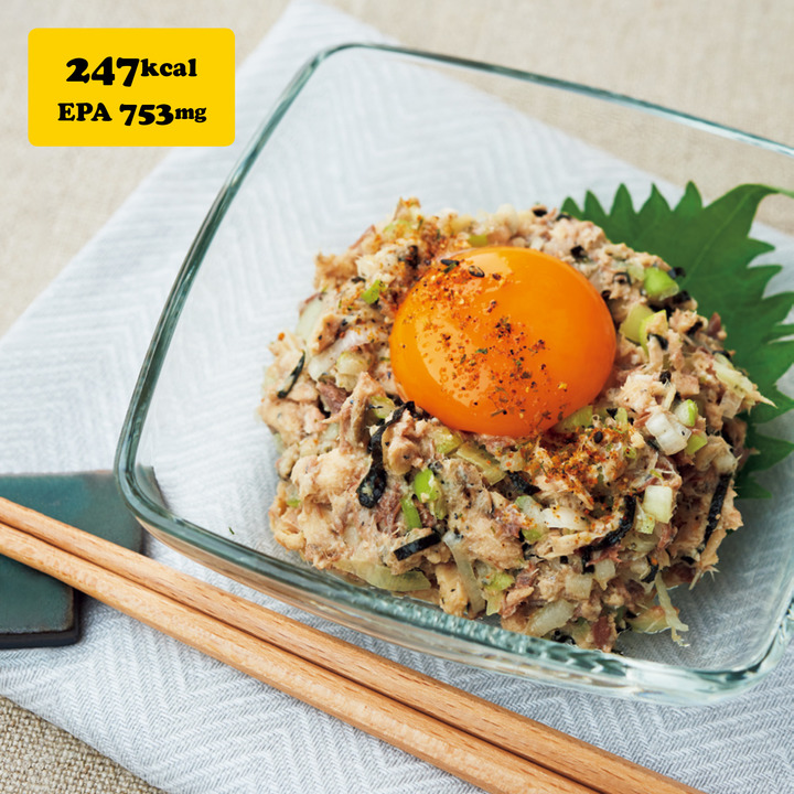 サバ缶でなめろう風