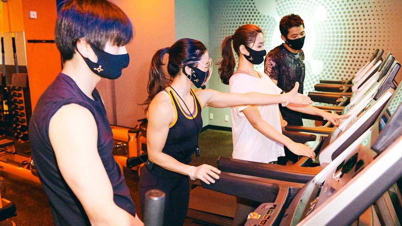 トレッドミルも挑戦