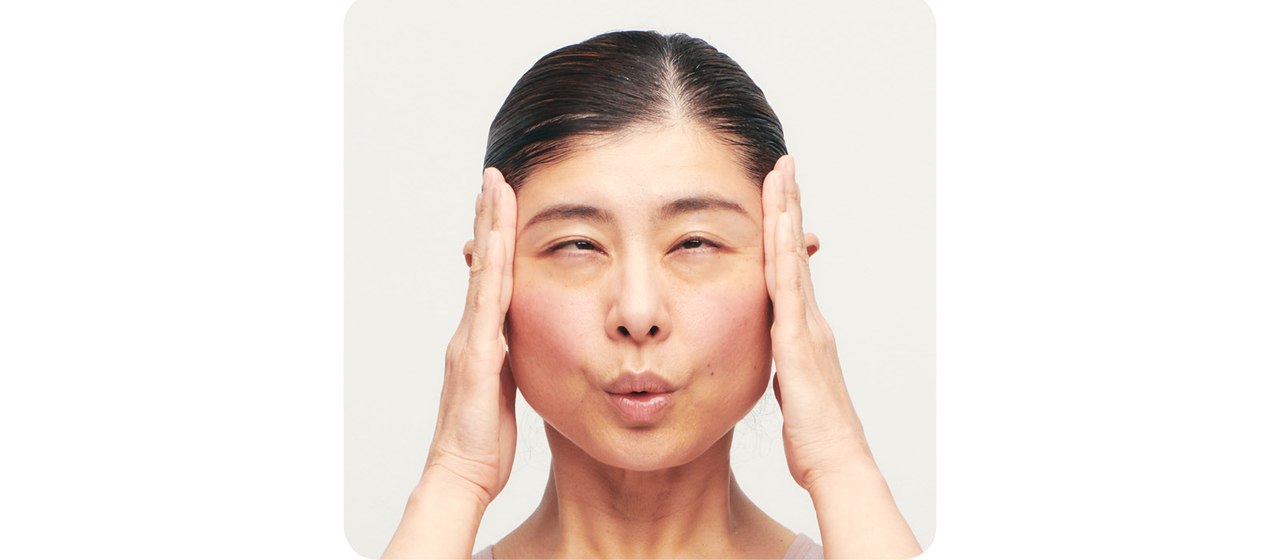 顔の筋トレ