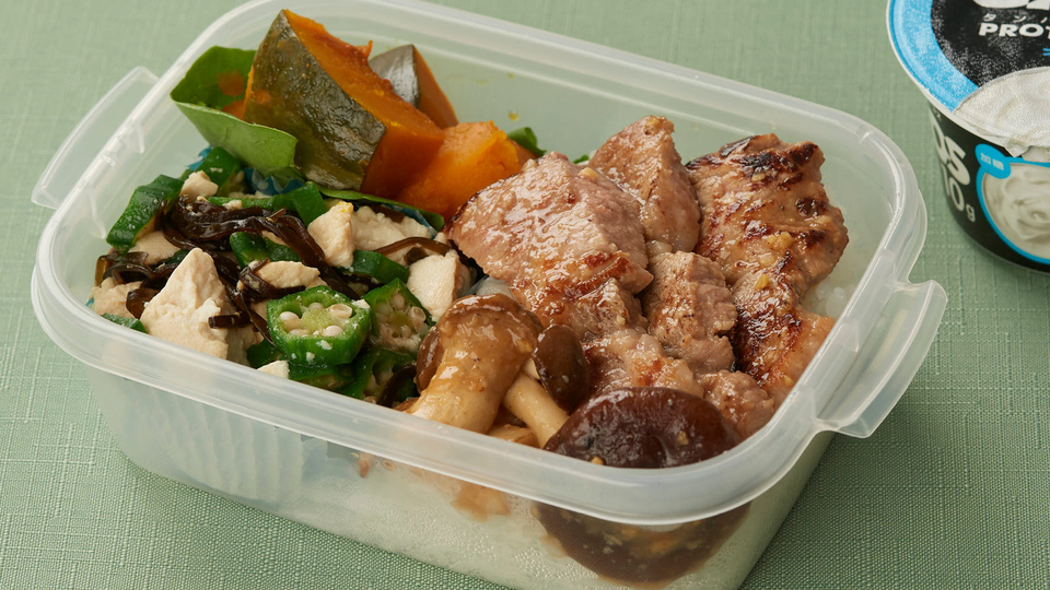 豚肉を主菜にした7通りの自炊めし|豚肉のみそ焼き