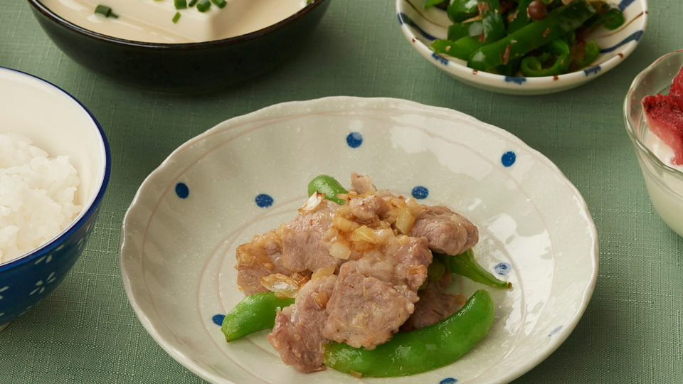 豚肉を主菜にした7通りの自炊めし|豚肉のネギ塩焼き