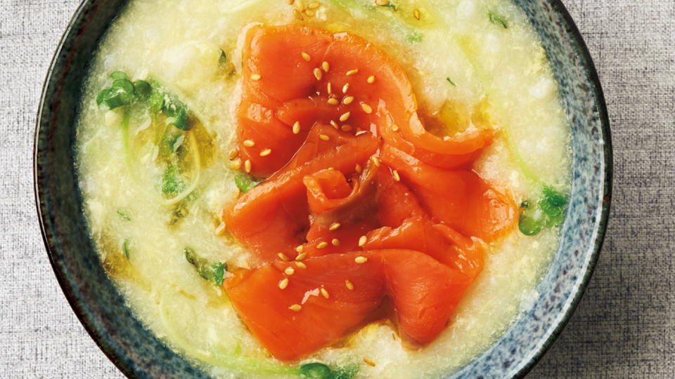 魚生粥風 (ユイシャンツォー風) の レシピ