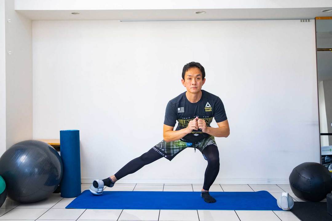 GRIT BALLを使う寺田大一さん