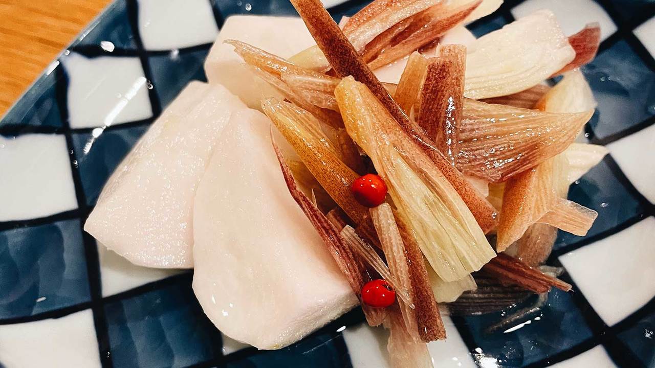 かぶとみょうがのピクルス