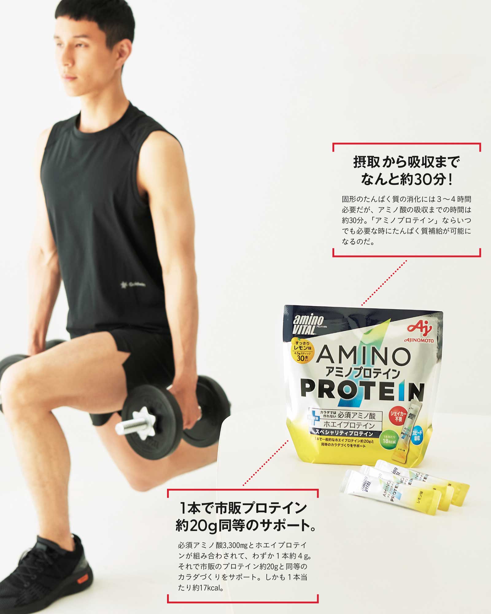 アミノバイタル® アミノプロテインのポイント