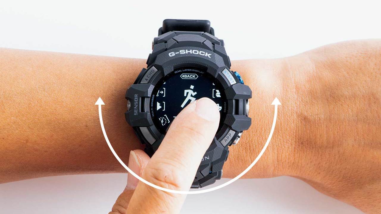 アイコンを回転して『CASIO’s APPS』へクイックアクセス