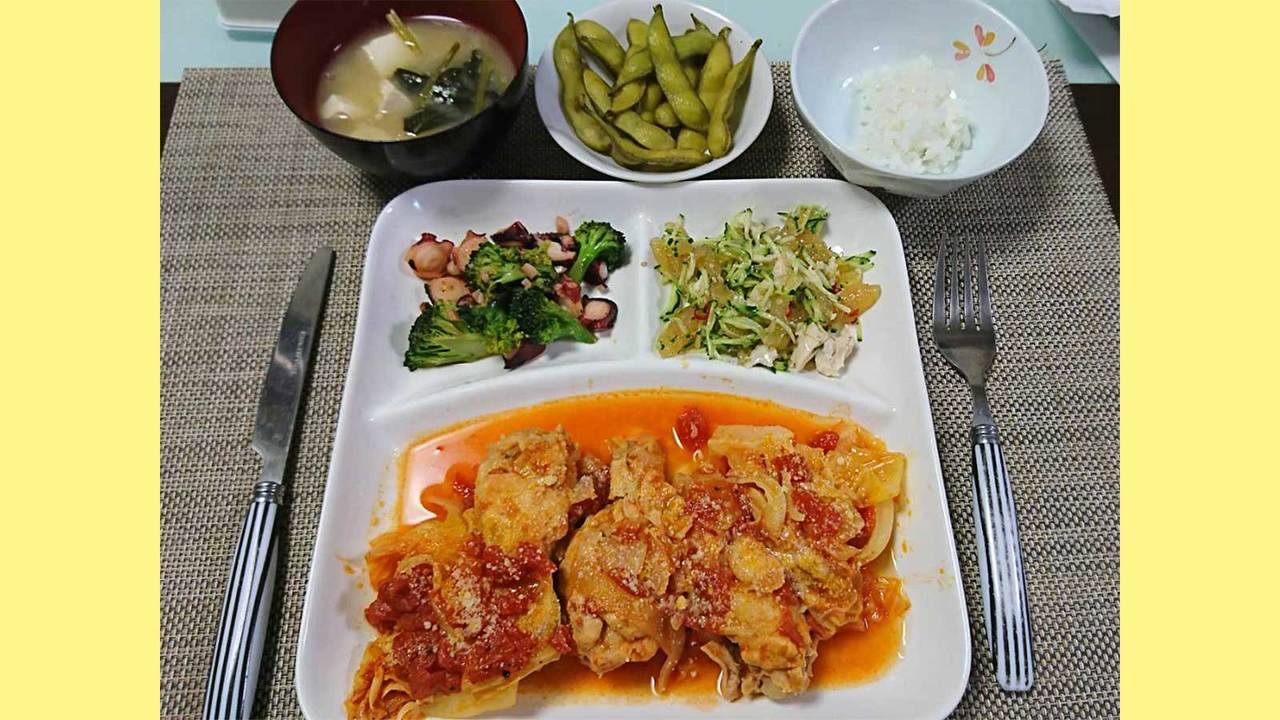 適正糖質の食事例