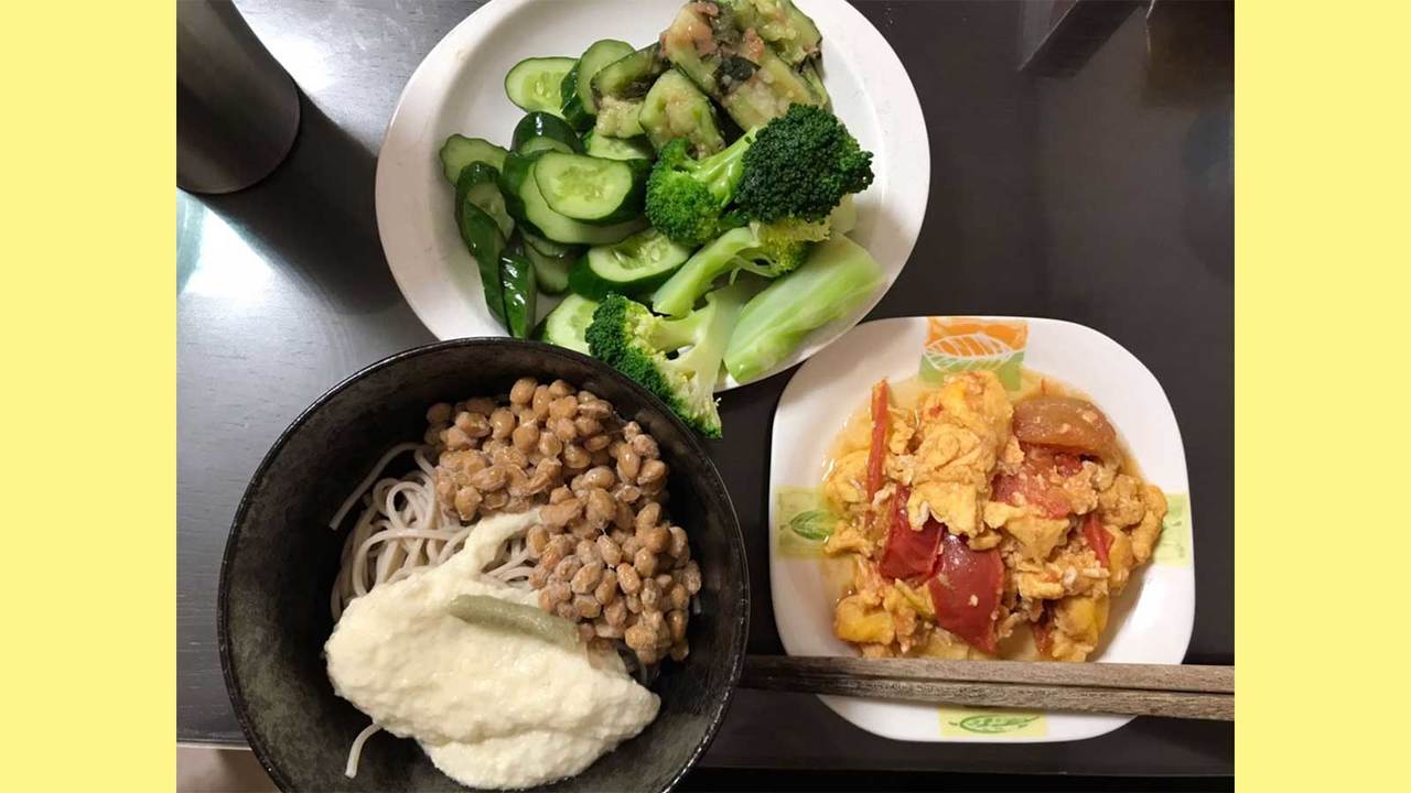 適正糖質の食事例